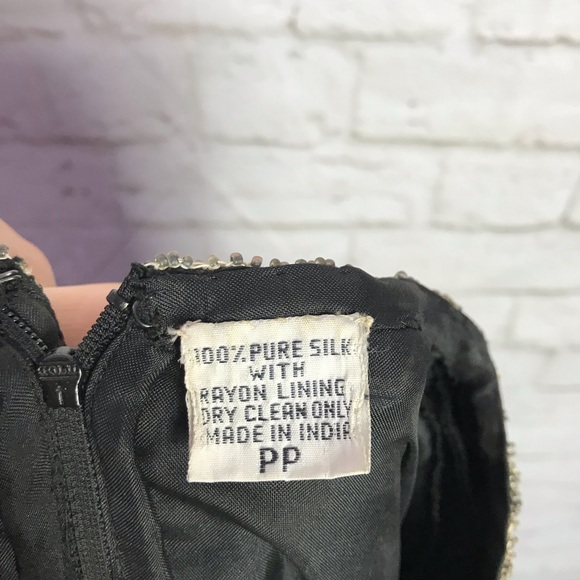 Laurence Kazar Vintage Sequin Rainbow Cocktail Top - Picture 8 of 8